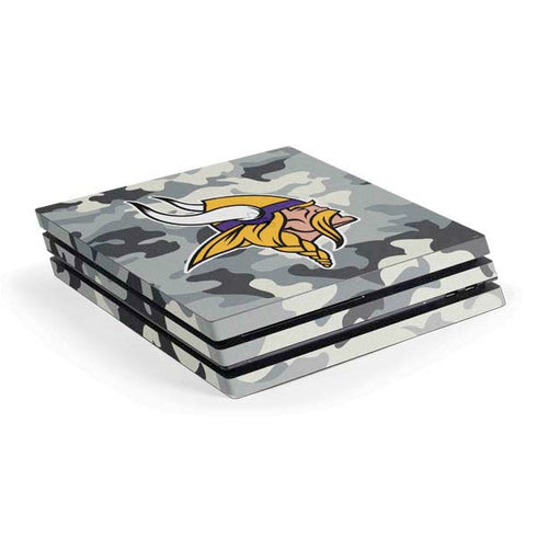 NFL Minnesota Vikings Camo PS4 Pro Console Skin